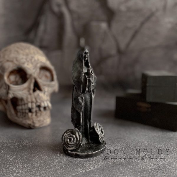 Santa Muerte (Holy Death) Candle Silicone Mold